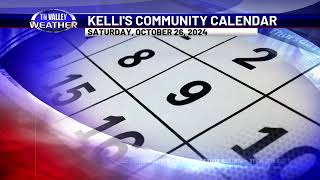 October 25 2024 Community Calendar [upl. by Niwred]