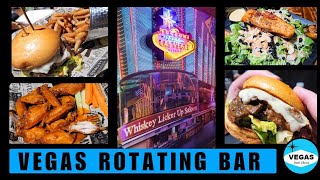 VEGAS Rotating Bar Restaurant On Fremont Street [upl. by Hewie]