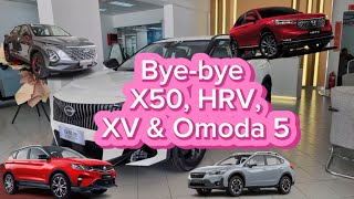 Habis lah X50 HRV Omoda 5 amp XV SUV Baru GAC GS3 Emzoom dah sampaix50 gs3emzoom hrv suv cars [upl. by Aicilak]