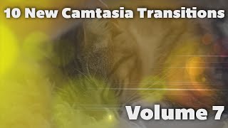 New Camtasia Transitions  Templates Volume 7 [upl. by Eittocs]