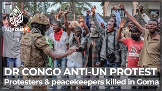 At least 15 killed as antiUN protests spread in eastern DR Congo [upl. by Nodarse268]