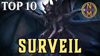 MTG Top 10 Surveil  Magic the Gathering  A Surprisingly STACKED List [upl. by Nirro]