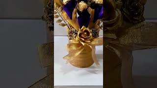 Ferrero rocher chocolate bouquet ideachocolate bouquetbouquet ferrerobouquet ferreeogiftingidea [upl. by Leimad]