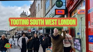 London walk Tooting South west Londonwalking tour [upl. by Annaor]