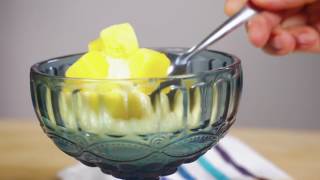 Recetas Prácticas Helado de yogurt con mango  Cocineros Mexicanos [upl. by Vitia]