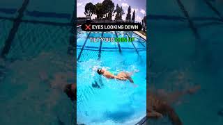 3 Common Backstroke Mistakes amp how to fix them shortsfeed swimming performance [upl. by Vida]