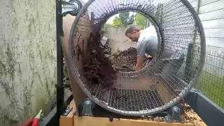 Compost sifter electro motor driven [upl. by Parthena542]