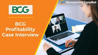 Profitability Case Walkthrough BCG Style [upl. by Kassandra254]