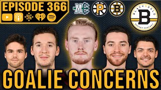 IS IT TIME TO PANIC OVER THE BOSTON BRUINS GOALTENDING Black N Gold Hockey Podcast Episode 366 [upl. by Delaney]