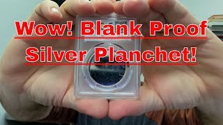 Coolest Blank Proof Silver Planchet Proof Isnt A Grade  PF PR Means Proof [upl. by Marni]