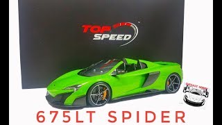 118 Top Speed Mclaren 675LT Spider  Mantis Green [upl. by Fricke]