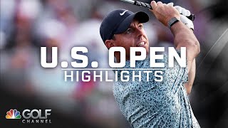 2023 US Open highlights Rory McIlroy battles through Round 3  Golf Channel [upl. by Acinnor]