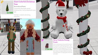 NEW BLOXBURG CHRISTMAS UPDATE is HEREEE [upl. by Trev]