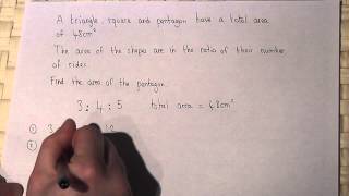 Ratio  Solving simple word problems involving ratio and shape and space [upl. by Adaran]