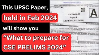 Rethink your strategy for Prelims 2024 based on UPSC Recent Paper [upl. by Ripley]