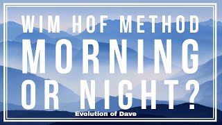 Wim Hof Method  Can You Do It At Night [upl. by Acilgna106]