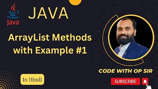 2 Java Collection ArrayList methods Part1 [upl. by Trinity102]