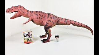 Kenner Jurassic Park 1993 Red Rex Sound Features [upl. by Yauqaj714]