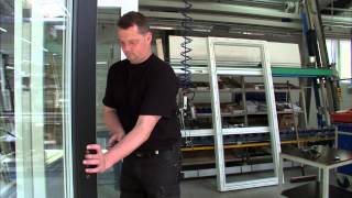 How to mount cylinderlock on patio doors [upl. by Elatia]