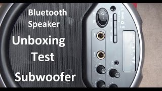 Bluetooth Lautsprecher  Subwoofer  Aukey SKM17 Unboxing Review Test [upl. by Lorrimor524]