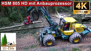 HSM 805 HD mit Anbauprozessor SP Maskiner 561LF  MaschinenSound [upl. by Staford634]