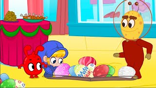 Mila and Morphle  Official Channel  My Easter Egg Hunt With An Alien  More Kids Cartoons [upl. by Yarrum]