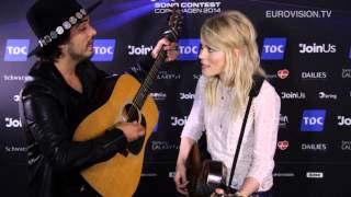 Video Snack The Common Linnets unplugged performance of Calm After The Storm The Netherlands [upl. by Mariya]