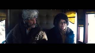 The Hateful Eight  Daisy Domergue And John Ruth Funiest Scene [upl. by Aihsoj]