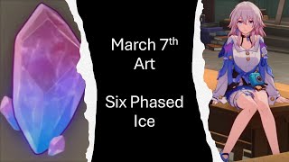 March 7th Art  Six Phased Ice Cutscene  Honkai Star Rail [upl. by Assilev]