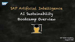 AI Sustainability Bootcamp Overview [upl. by Kreager]