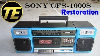 Sony CFS1000S Restoration [upl. by Lamrert]