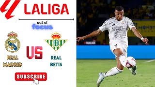 Real Madrid vs Betis  Tense Match at Bernabéu laliga [upl. by Luckett258]