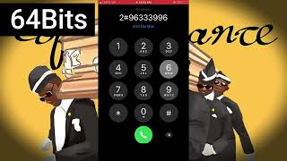 The Coffin dance on iPhone dial pad [upl. by Cyb]