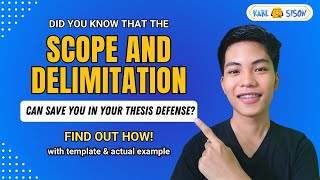 How to Effectively Write the SCOPE AND DELIMITATION  Thesis Secret Tricks [upl. by Notnil271]