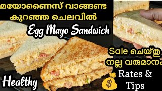 💯മുട്ട ഉണ്ടോ അടിപൊളി Egg Sandwich എളുപ്പത്തിൽ sale ചെയ്യാംBread sandwich recipe malayalam [upl. by Denice210]