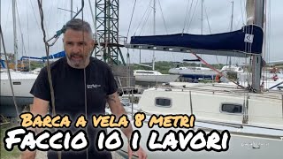 BARCA A VELA USATA INIZIA IL RESTAURO [upl. by Anizor337]