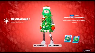 COMMENT OBTENIR LE SKIN BROUSSAILLE DE LA FÊTE HIVERNALE GRATUITEMENT SUR FORTNITE [upl. by Ymmac]