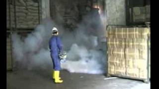 Fogging with TF35 in a warehouse [upl. by Eob]