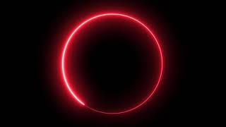 Free Circle Shape Glowing Neon Lines in Loop animation by Motion Made [upl. by Pachston]