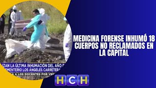 Medicina Forense inhumó 18 cuerpos no reclamados en la capital [upl. by Barbabas450]