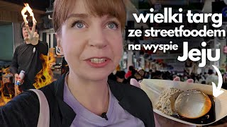 Uliczne jedzenie jakiego jeszcze nie próbowałam Wielki targ na wyspie Jeju Streetfood [upl. by Barbara-Anne]