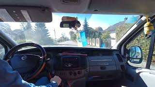 Nissan Primastar 19 dCi 👍Driving sounds no music Video ASMR girldriver ukraine [upl. by Nueoras]