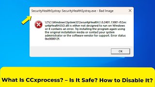 SecurityHealthSystrayexe Bad Image Error Solution [upl. by Hedvig14]