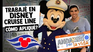 Mi contrato con Disney Cruise  Proceso de aplicación [upl. by Amara792]