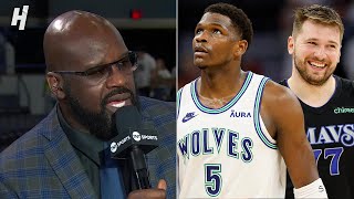 Inside the NBA reacts to Mavericks vs Wolves Game 2 Highlights [upl. by Elleuqar]