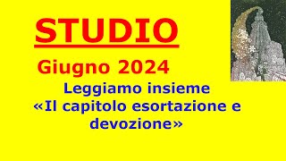 Nostra lettura del materiale studio SGI Giugno 2024 [upl. by Letnohs]