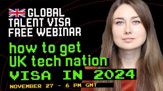 How to Get UK Global Talent Visa in 2024  Free Webinar Limited Time Discount Offer [upl. by Akeim]