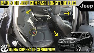 TODOS OS DETALHES INTERNOS DO JEEP COMPASS LONGITUDE FLEX  CANAL R99 [upl. by Nyladam]