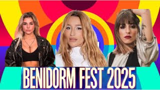 ¿QUÍENES SERÁN LOS ARTISTAS PARTICIPANTES DEL BENIDORM FEST 2025  ARTISTAS CONFIRMADOS  RUMORES [upl. by Shipley]