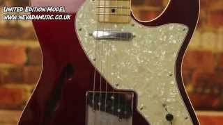 Fender Special Run Thinline Deluxe Telecaster in Candy Apple Red [upl. by Chobot]